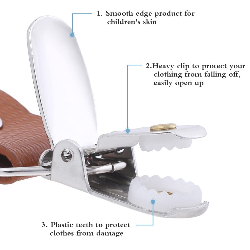 Kajeer Toddlers Kids Boys Mens Suspenders - Y Back Adjustable Strong Clips Synthetic Leather Suspenders (23.6 Inch (7 Months - 3 Years), Navy blue) - Image 5